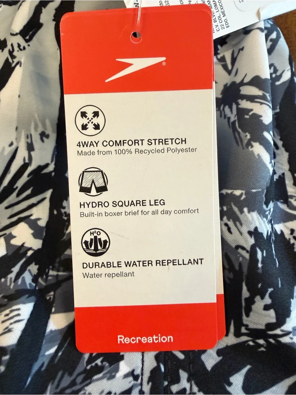 SPEEDO men’s PRINTED BONDI 20 INCH BOARD SHORTS